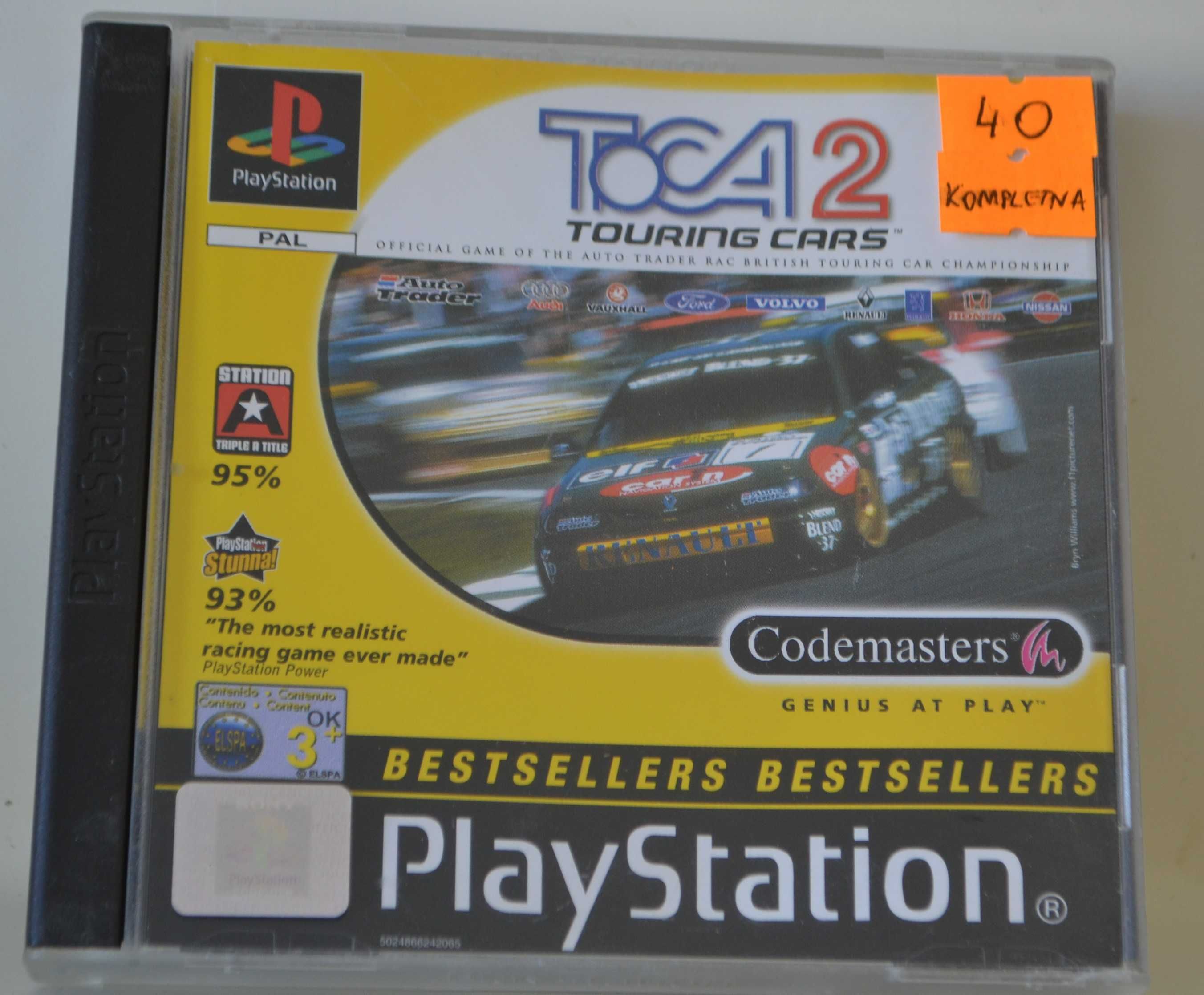 Toca 2 Touring Cars  Playstation