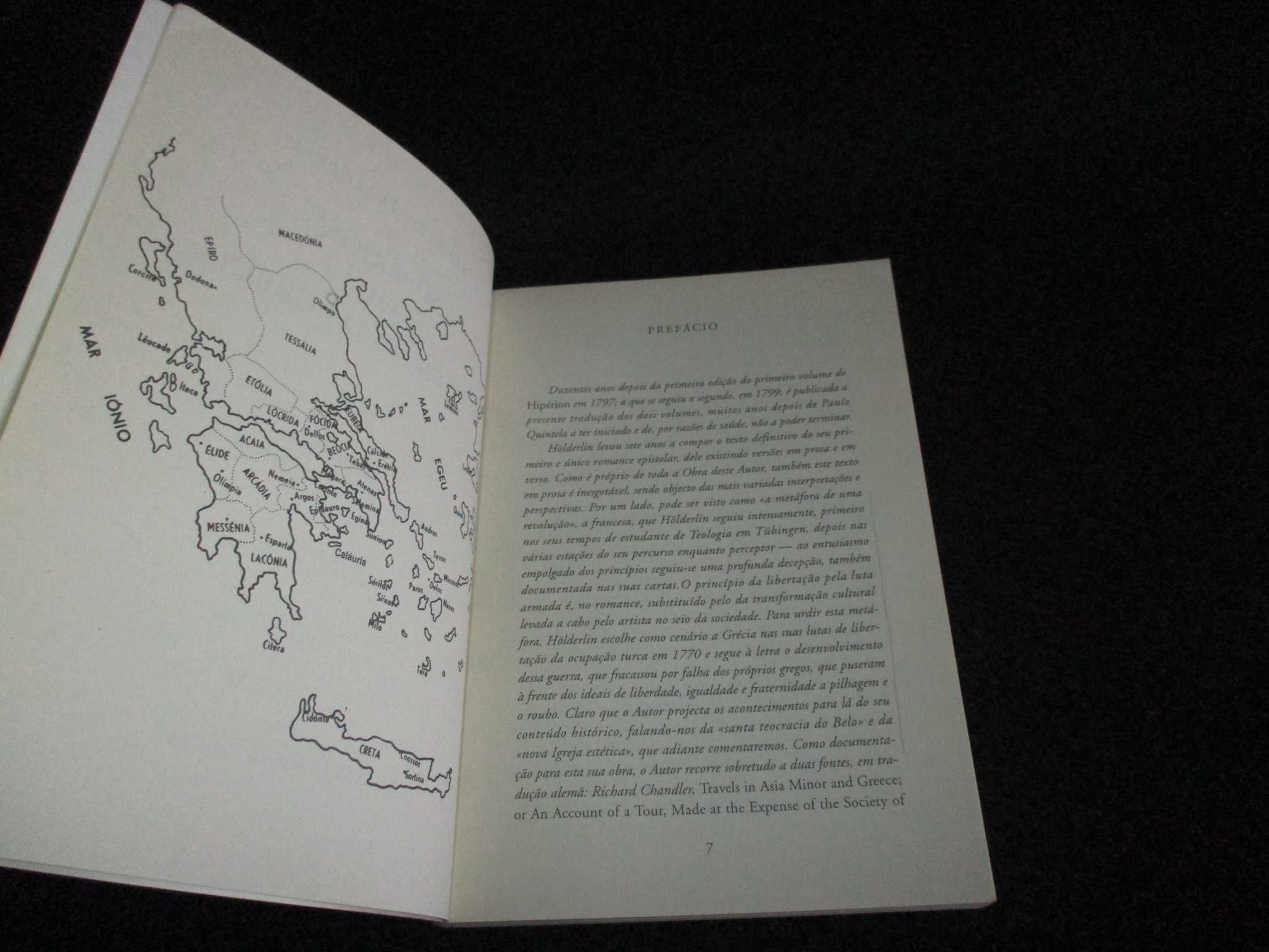 Livro Hipérion ou O Eremita da Grécia Friedrich Hölderlin