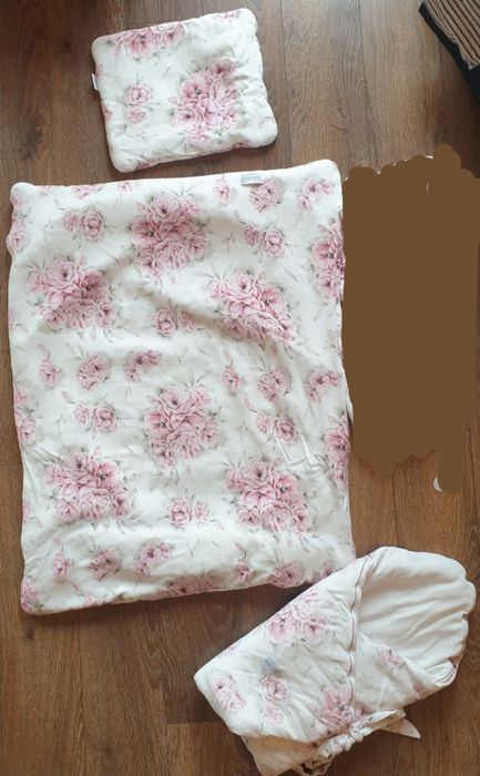 Kołdra niemowlęca pościel becik rożek  poduszka Qbana mama