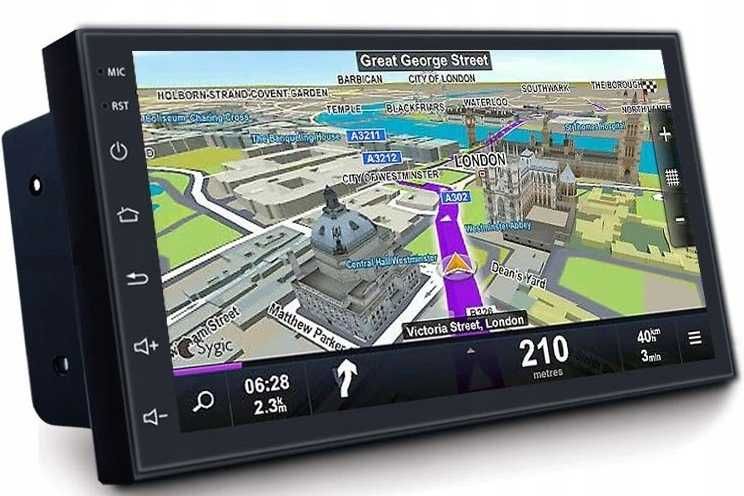 NOWE radio samochodowe 2 DIN 7" ANDROID 14 GPS USB BT RDS