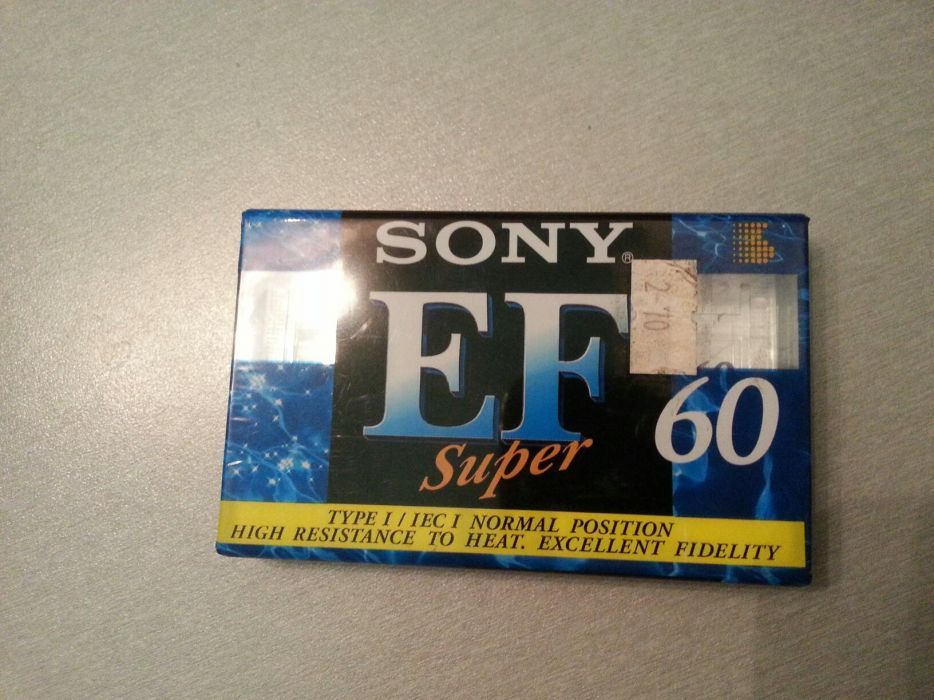 Sprzedam kasetę firmy Sony EF super. Nowa!