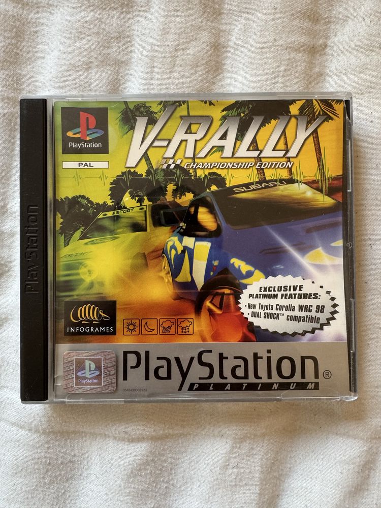PSX gra - V-Rally PAL komplet