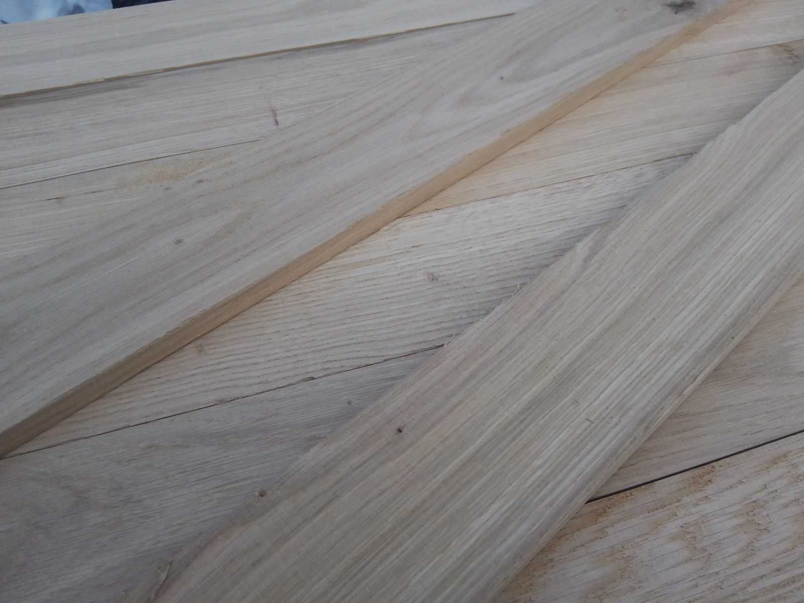Dębowe deski heblowane blat drewniany 125 cm