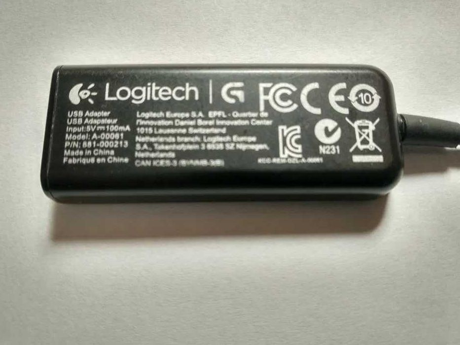 Внешняя звуковая карта для компьютера Logitech USB Audio