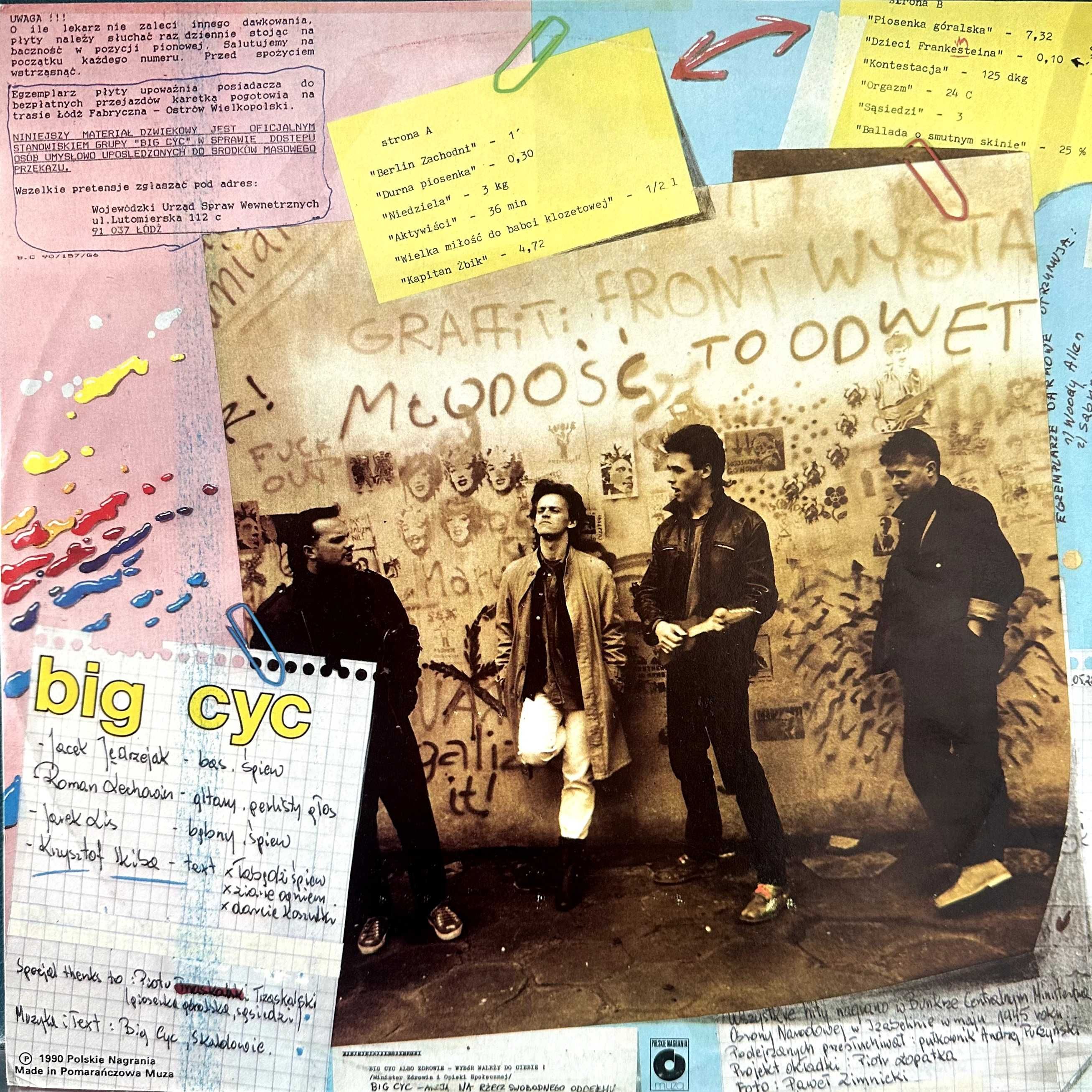 Big Cyc - Z Partyjnym Pozdrowieniem (Vinyl, 1990, Poland)