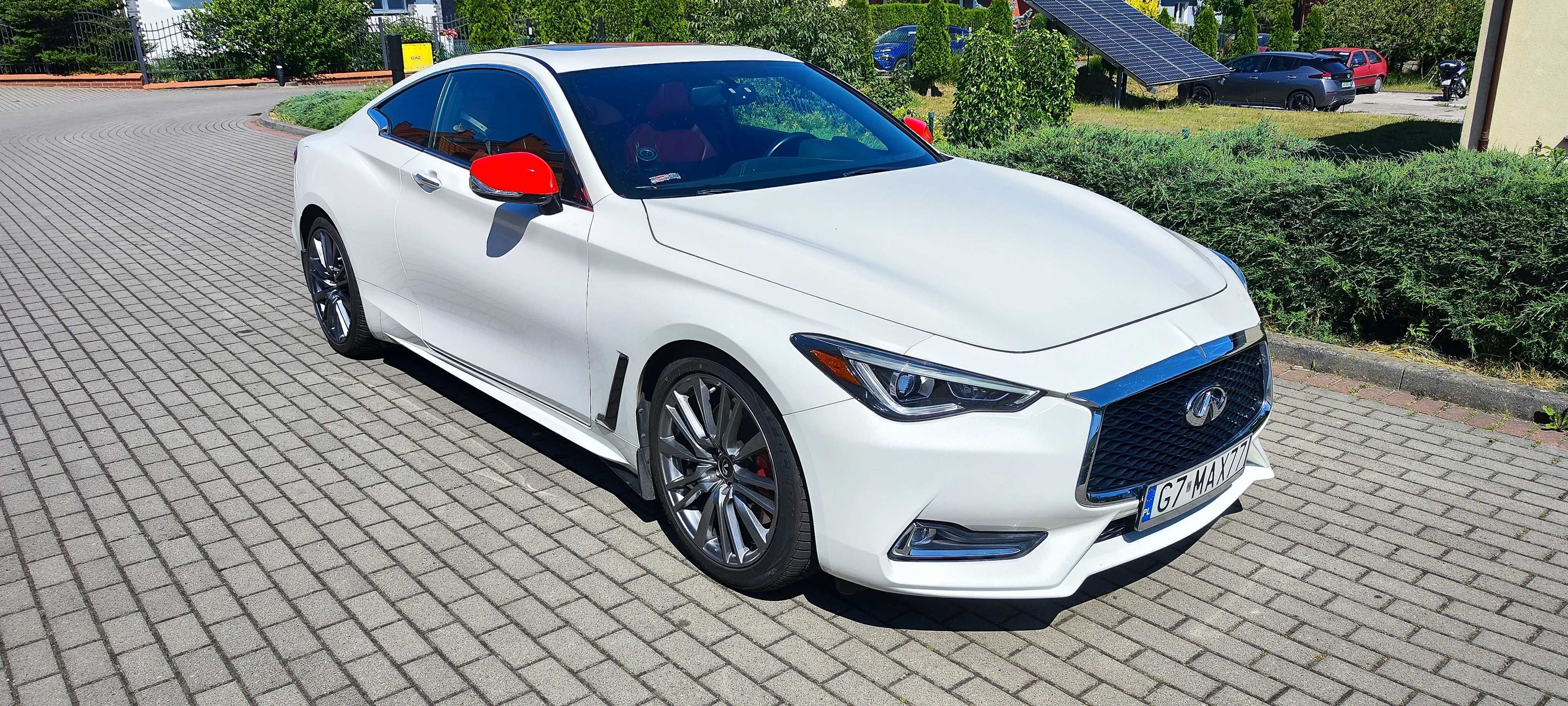 Prywatnie Infiniti Q60 Q60S 3.0 RED SPORT  stan BDB.  zamiana zamianie