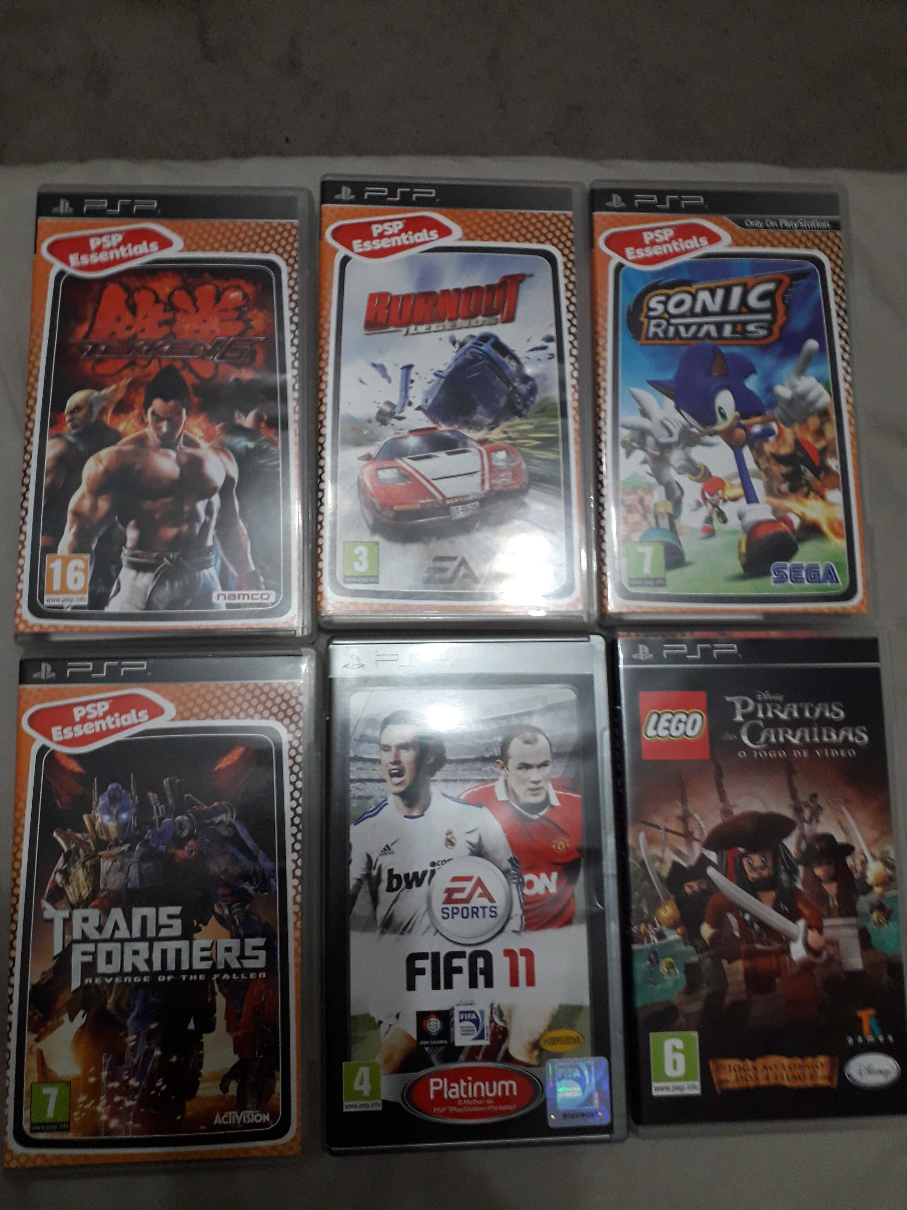 Conjunto Jogos PSP