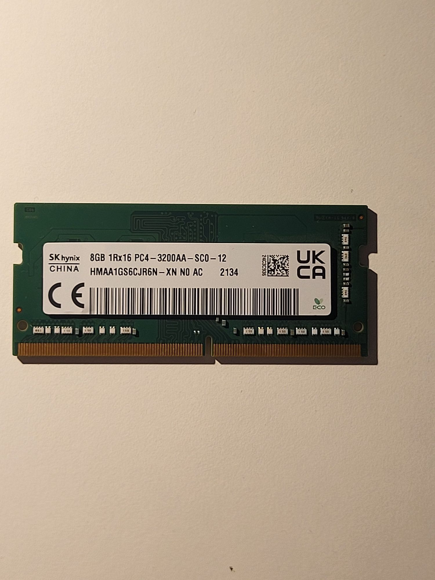 Pamięć RAM SO-DIMM DDR4 8GB Hynix 3200MHz

SO-DIMM DDR4 8GB 3200MHz