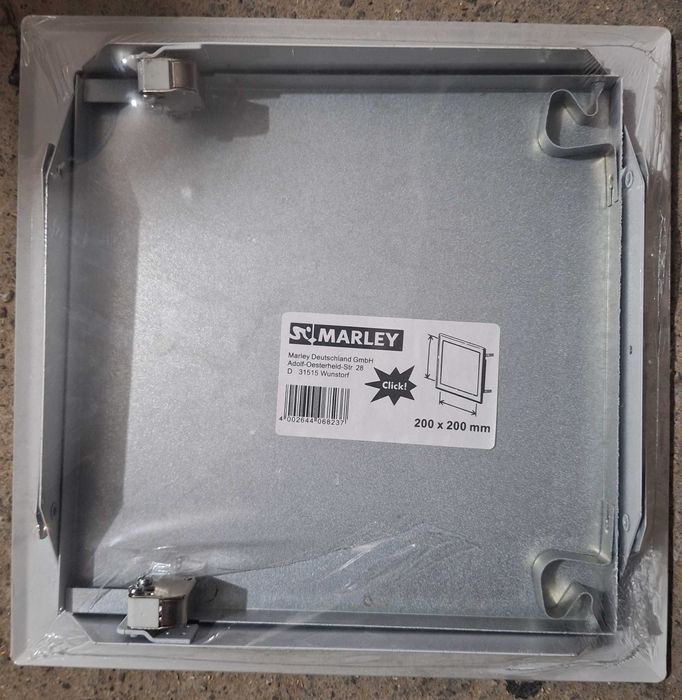 Drzwiczki rewizyjne metalowe lakierowane 20x20 Klik-klak