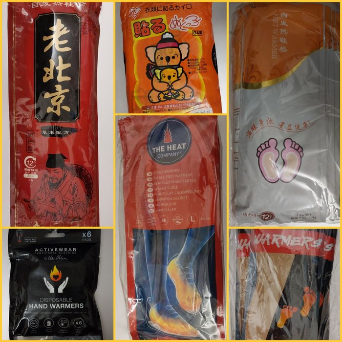 Грілка для рук ніг хімічна одноразова сольова