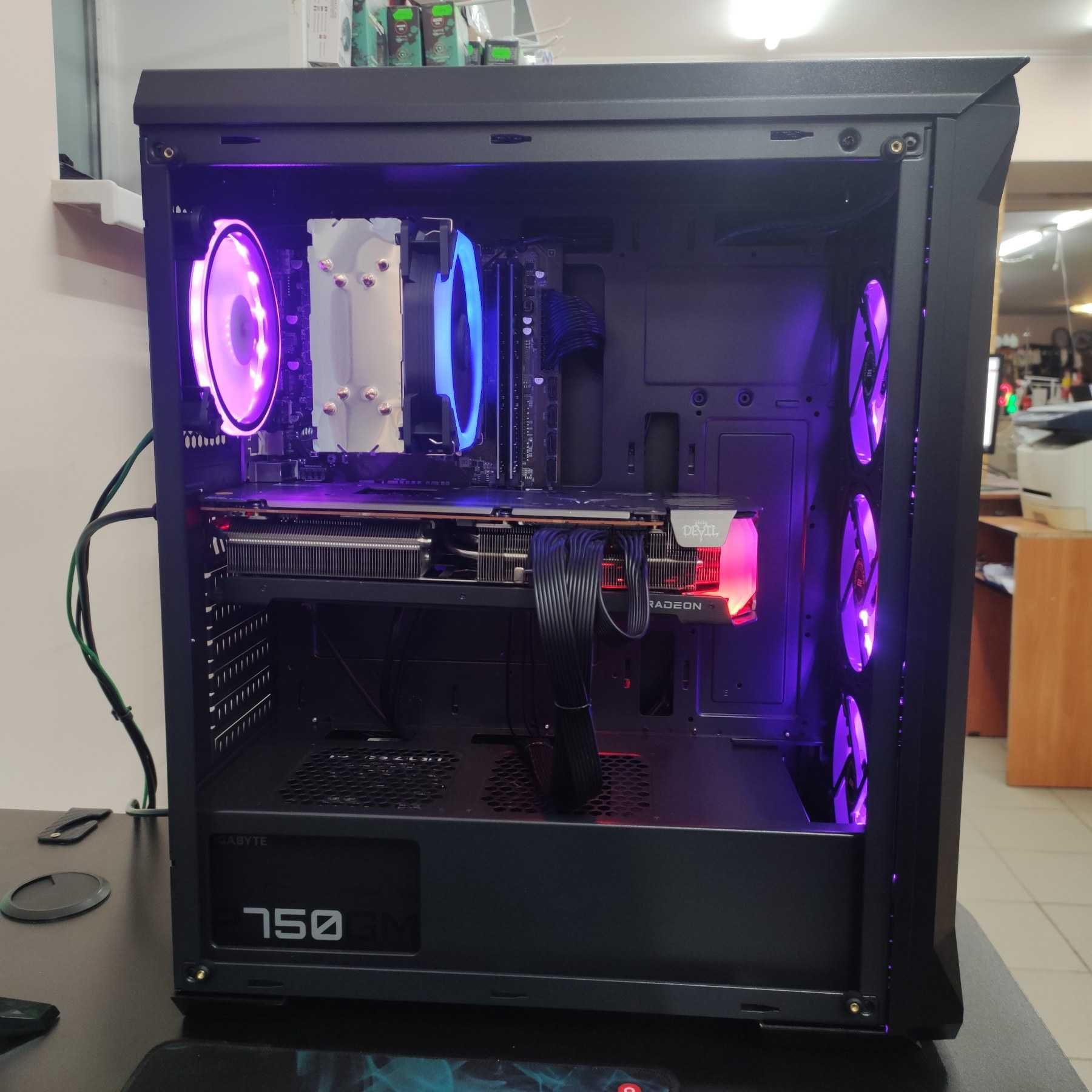 Компютер Новый Ryzen 5 5500, 32GB DDR4, RX 6900 XT 16GB, SSD 512GB m2