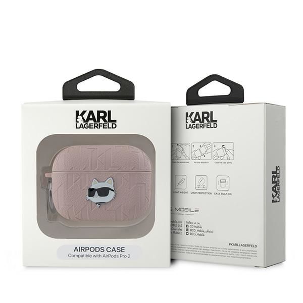 Karl Lagerfeld KLAP2PGCHPP AirPods Pro 2 (2022/2023) cover różowy/