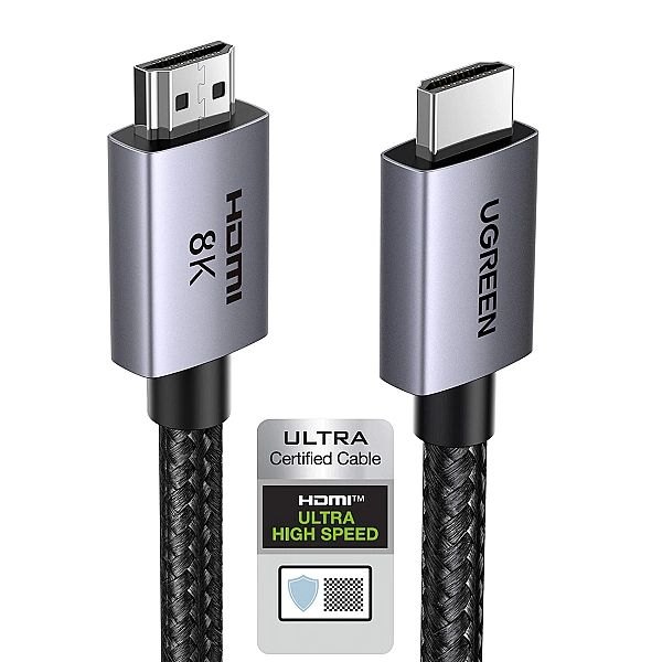 Kabel Ugreen HD171 ze złączami HDMI 2.1/8K certyfikowany o długości 1