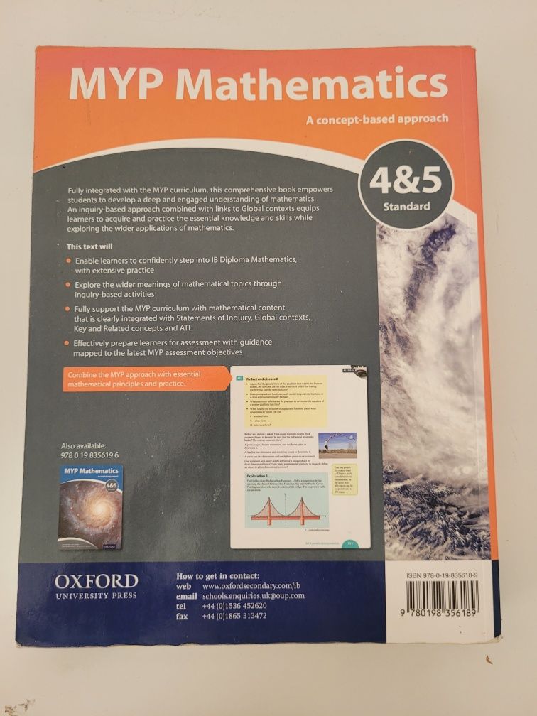 MYP Mathematics.  Podręcznik Oxford