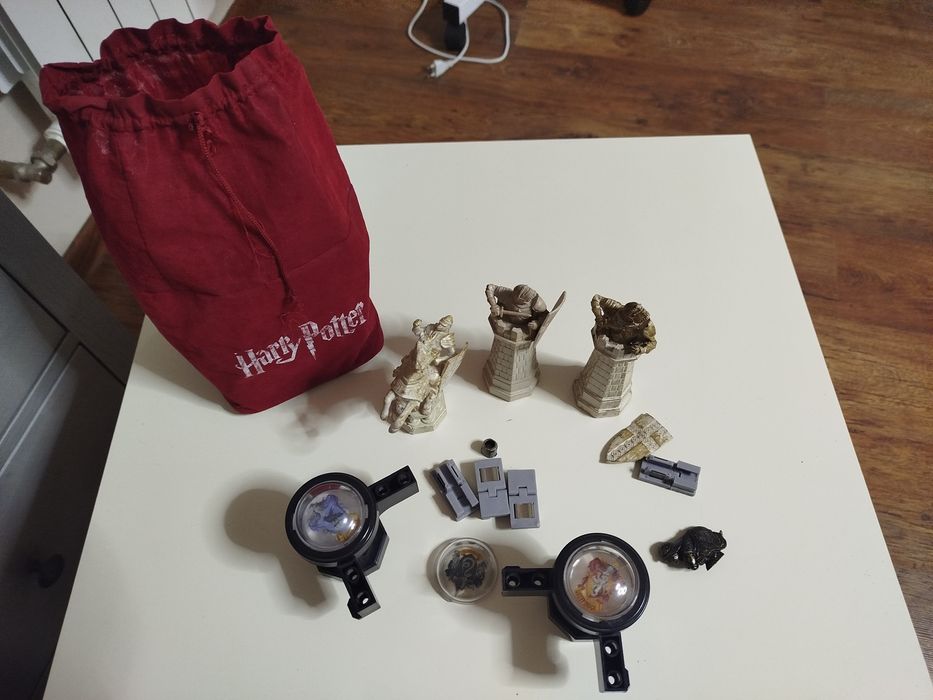 Szachy kolekcjonerskie Harry Potter super zestaw z dodatkami