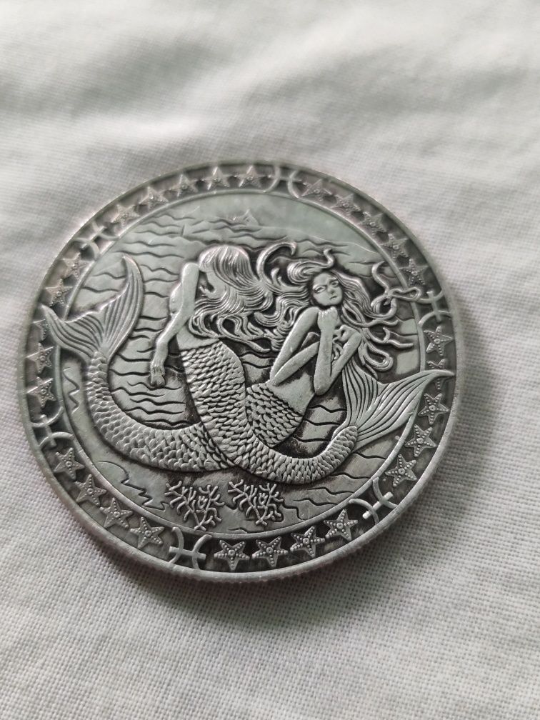 Монета 1 доллар. Hobo nickel техника. One dollar 1885 г. Коллекция