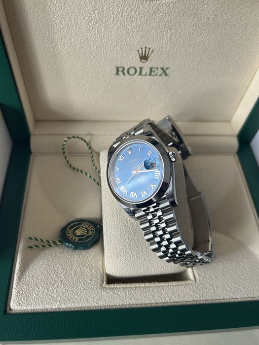Rolex datejust 41m azurro
