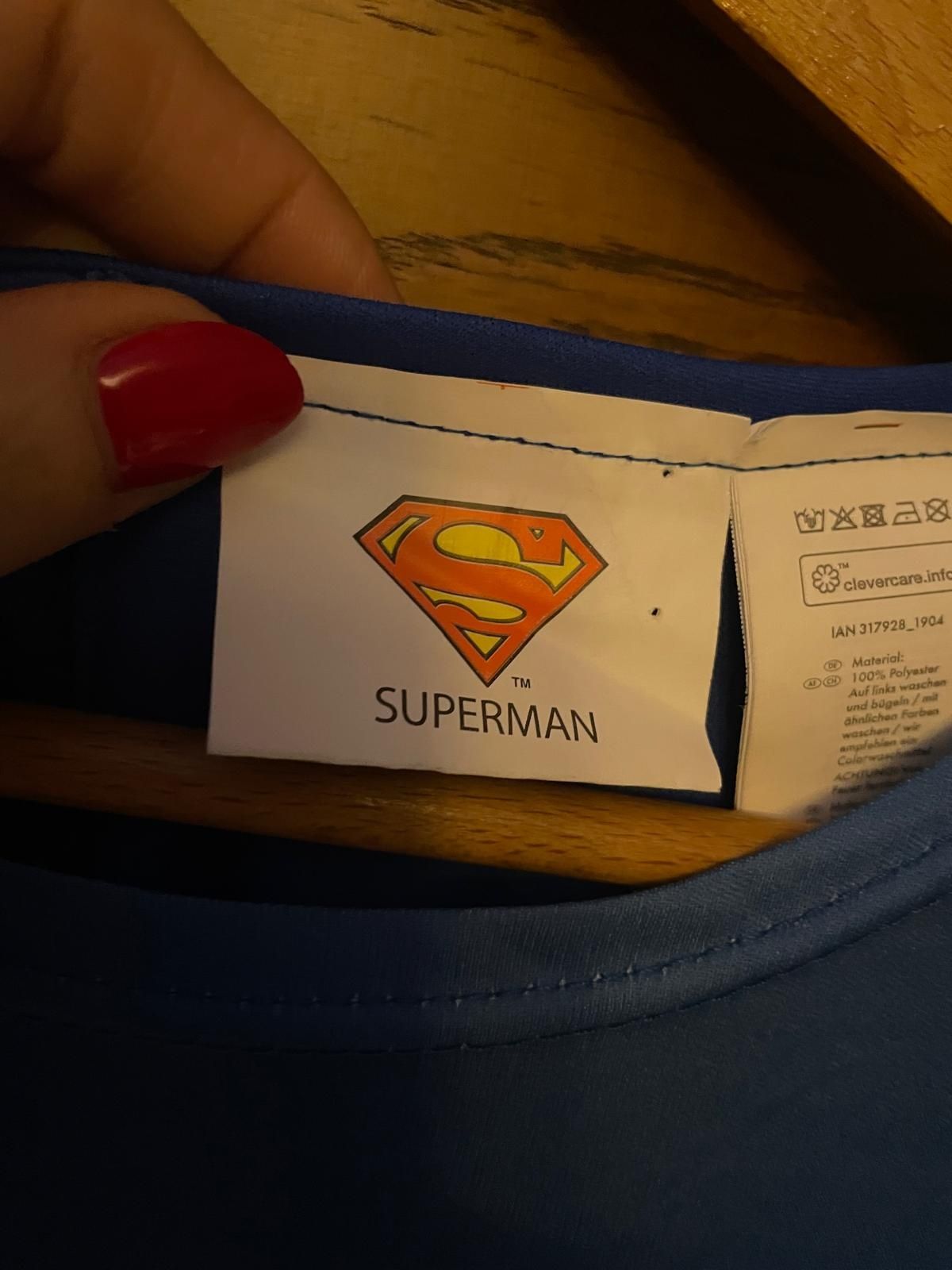 Strój karnawałowy kombinezon Superman roz XL