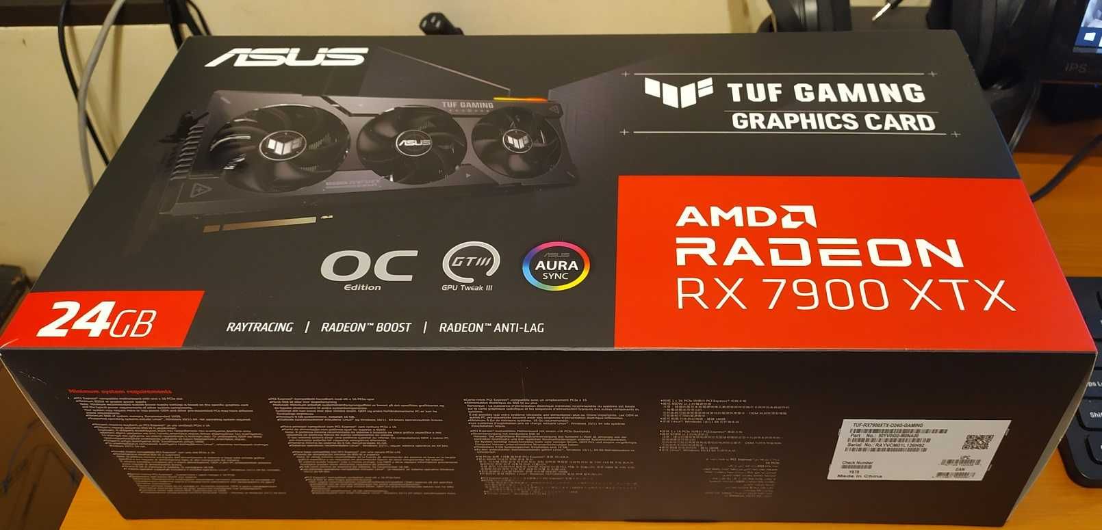 Karta graficzna ASUS Radeon RX 7900 XTX TUF Gaming OC 24GB GDDR6