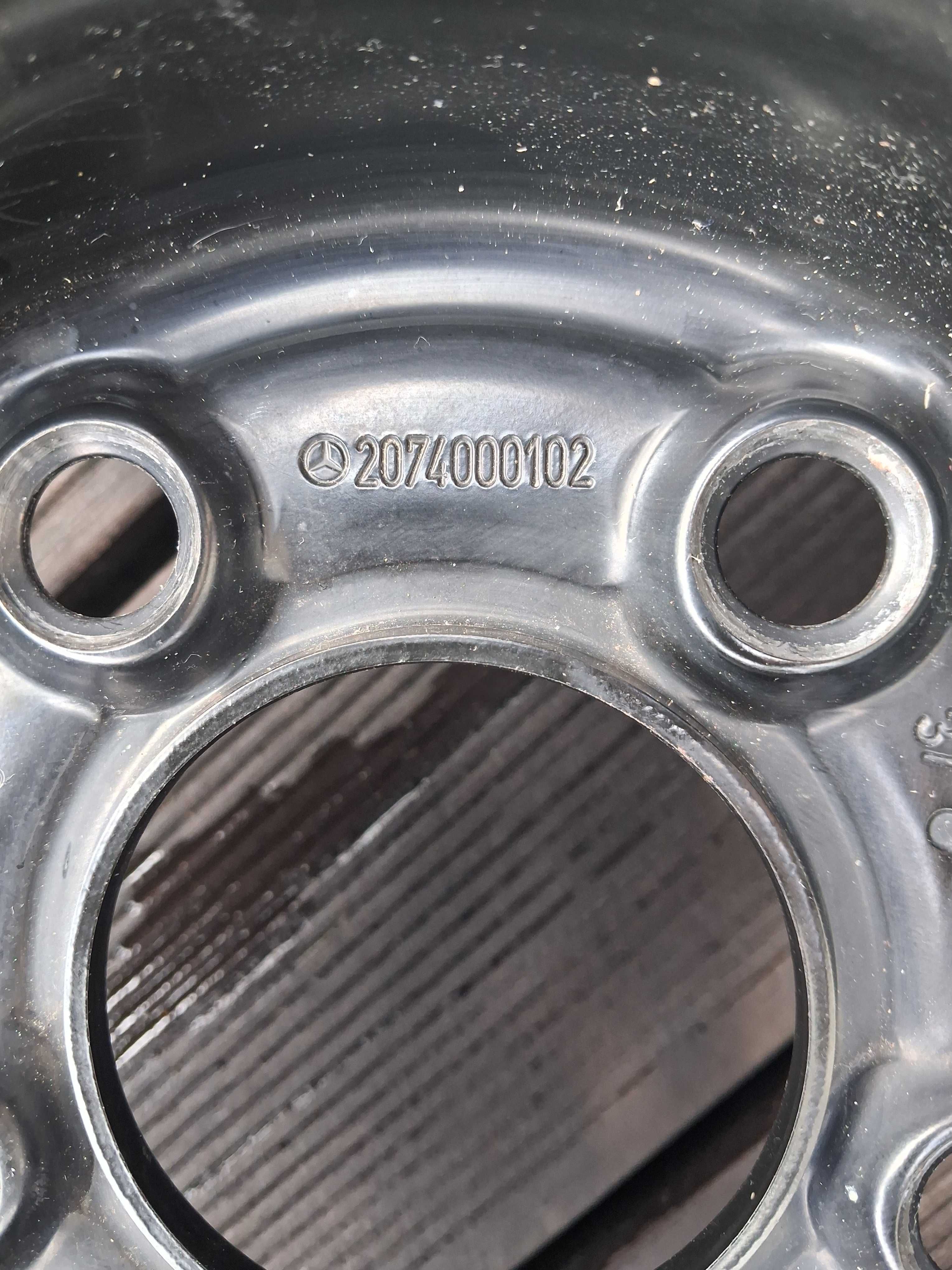 orginalne kolo dojazdowe Mercedes W205, W204, B Classe 16 cali