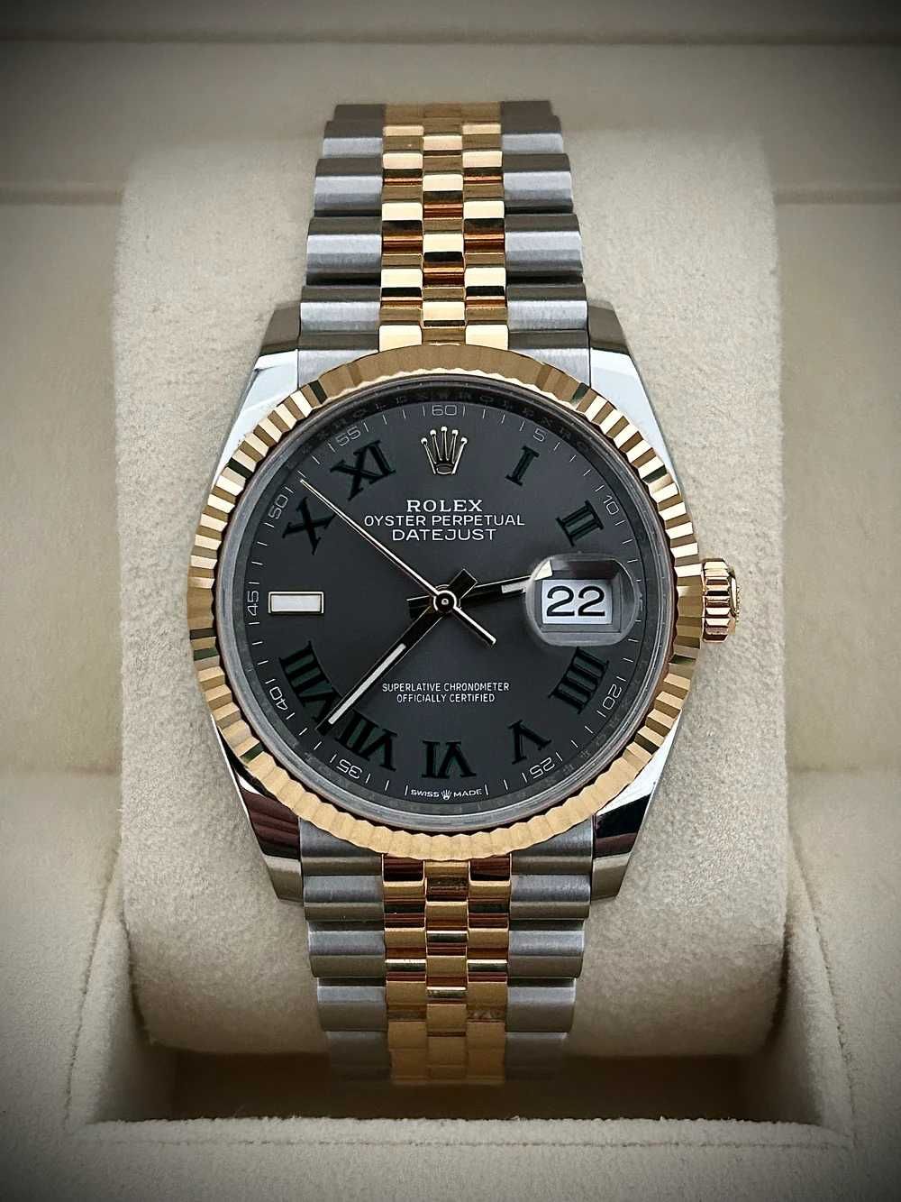 Rolex Datejust 36, 126233, “Wimbledon”, Full Set