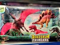 Super komplet figurki dinozaury trex pterodaktyl - zabawki nowe