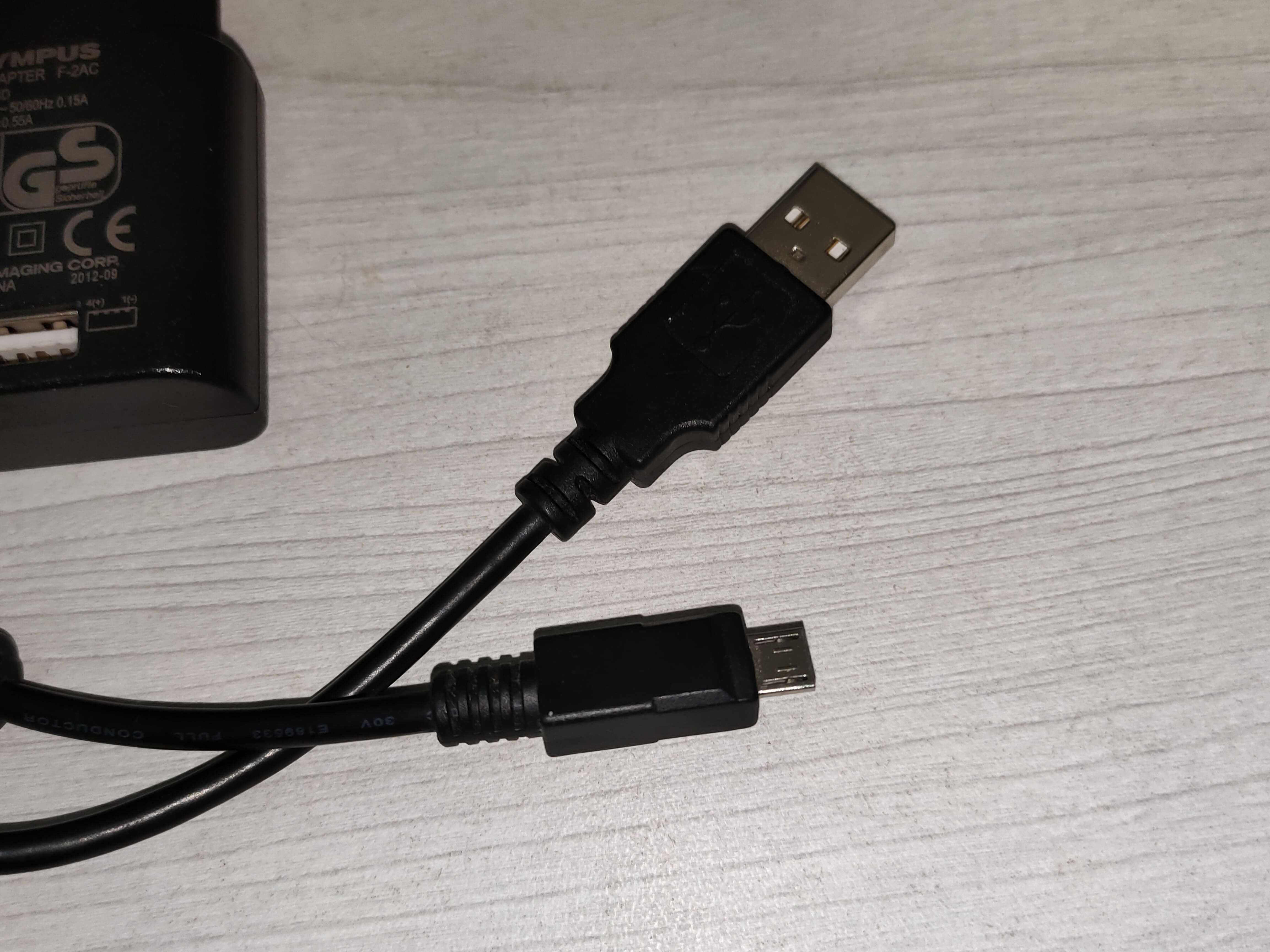 Зарядний пристрій Olympus F-2AC adapter + Кабель (шнур) для Olympus