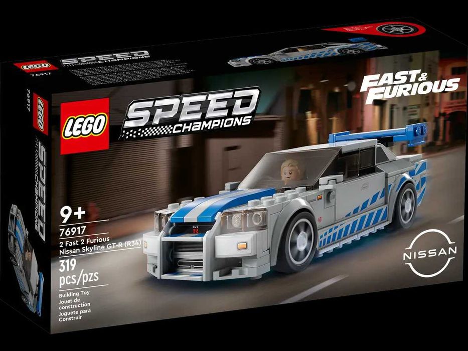LEGO 76917 Velocidade Furiosa Nissan Skyline GT-R (R34) Novo selado