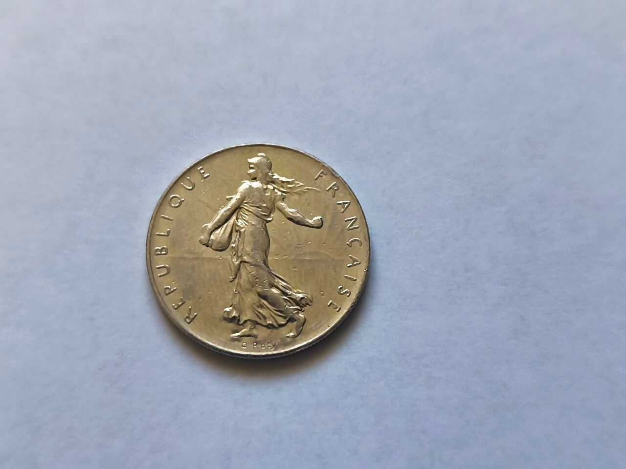 Stara Moneta 1 FRANC Francja 1976r