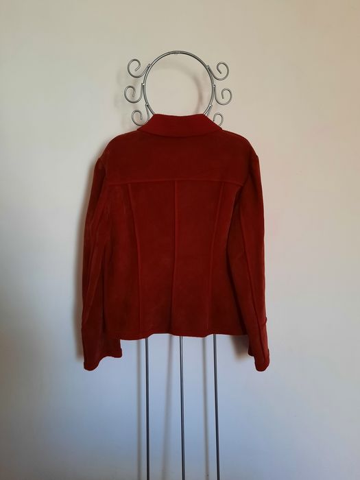 Casaco vermelho inverno