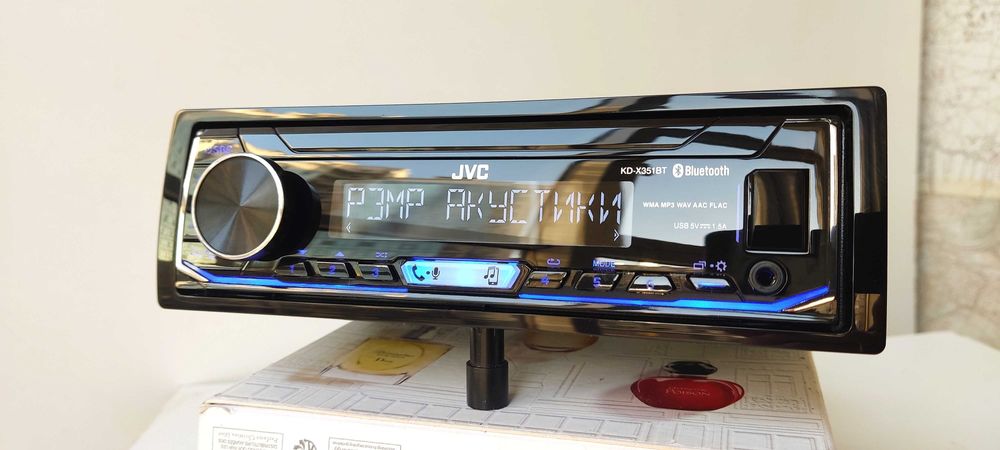 Процессорная магнитола (DSP) JVC KD-X351BT bluetooth MOSFET 4x50