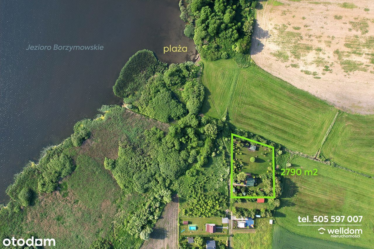 Piękny klimatyczny dom nad jeziorem Borzymowskim