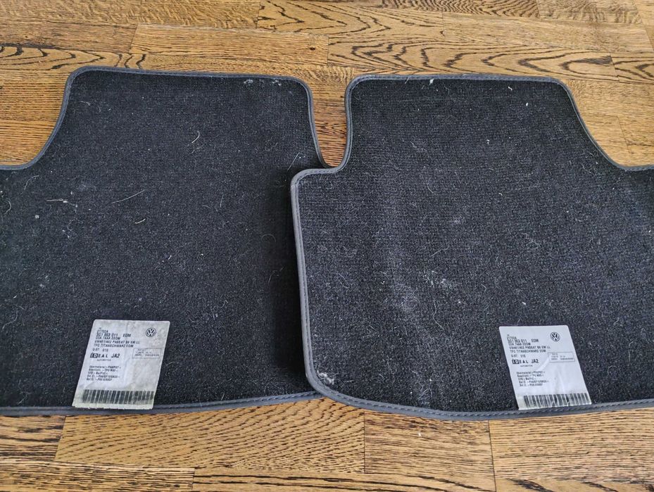 Dywaniki welurowe tył do VW