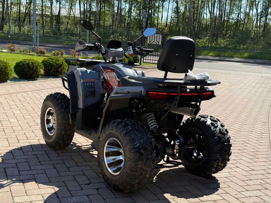 ! PROMOCJA ! Duży Quad Barton Raze 200 WYCIĄGARKA FULL LED