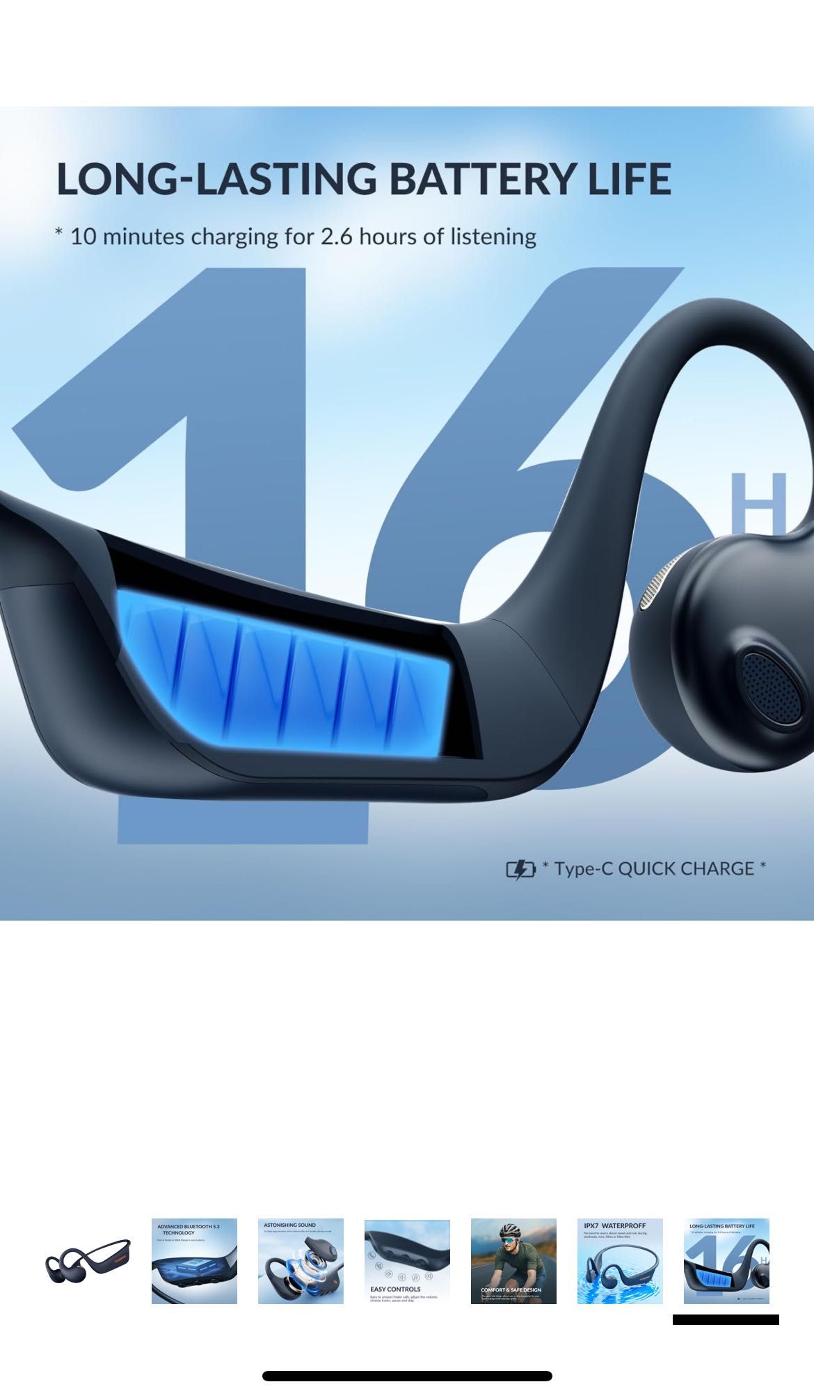 Tonemac Q5 bezprzewodowe wodoodporne słuchawki dla sportowców