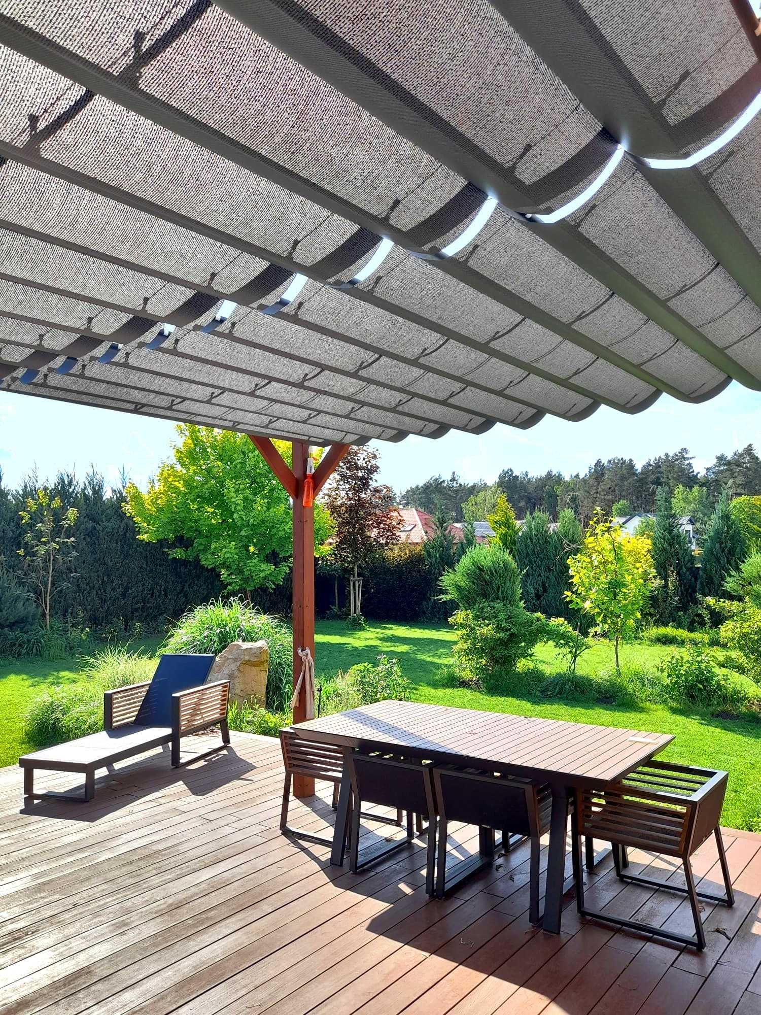 Ogrodowa drewniana, aluminiowa pergola, zadaszenie tarasu.