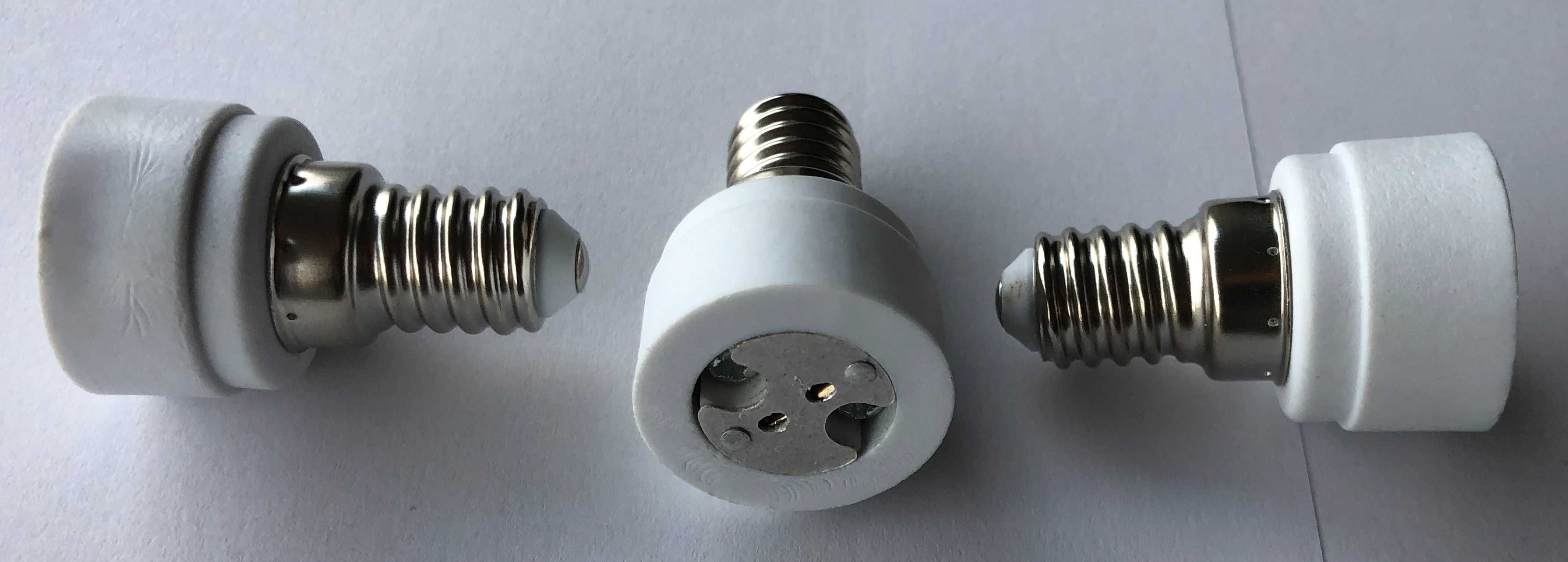 Adapter, przejściówka z E14 na MR16, mam 3 sztuki