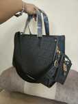 Nowa torebka FF logo czarna shopper