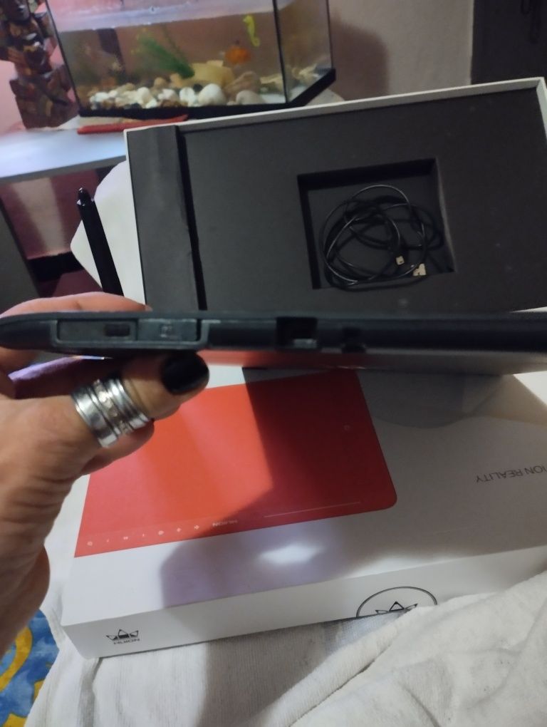 Tablet de Desenho, com caneta interativa