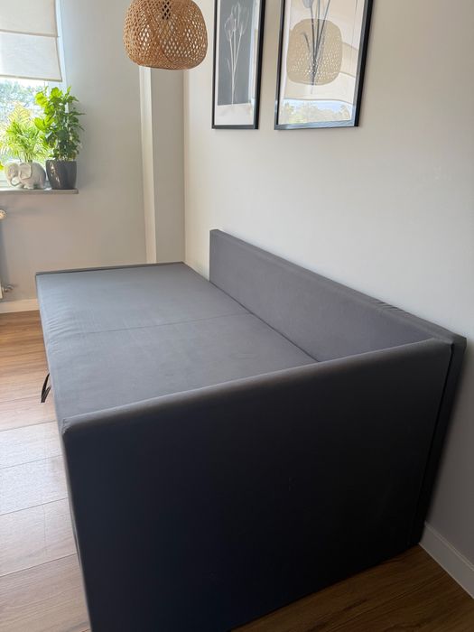 Ikea OTEREN tapczan, łóżko 90x200 szary