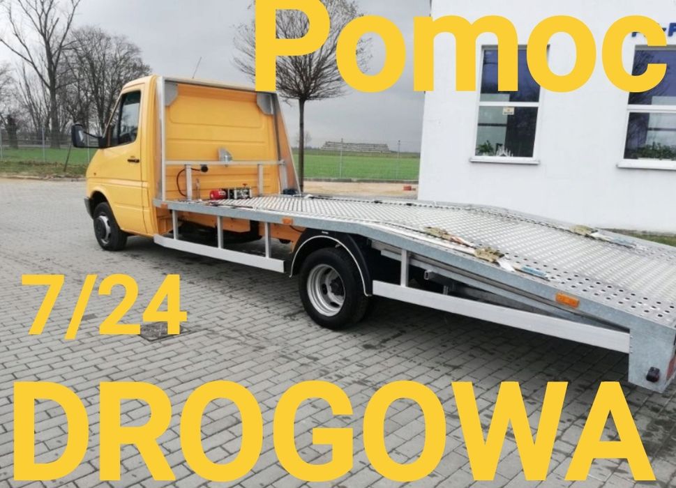 7/24 Pomoc Drogowa w 15-30min,Laweta Zielona Góra,Holowanie,Transport