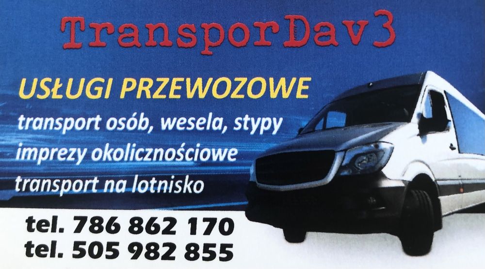 Wynajmę busa z kierowcą wesela, transport kruszywa, przeprowadzki !!!