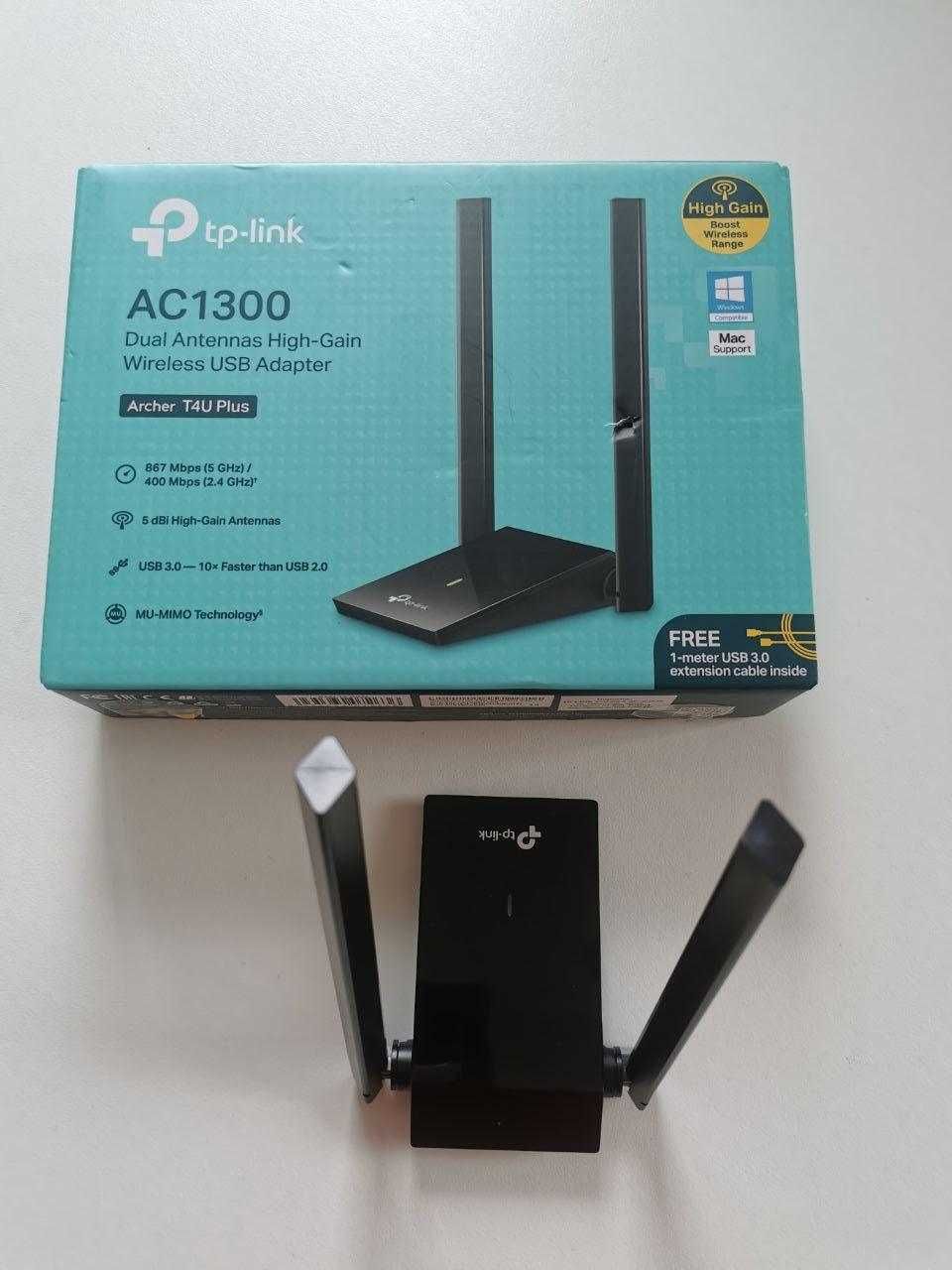 Adapter Wi-Fi TP-Link AC1300 High Gain (USB)