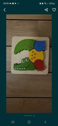 Playtive Puzzle krokodyl