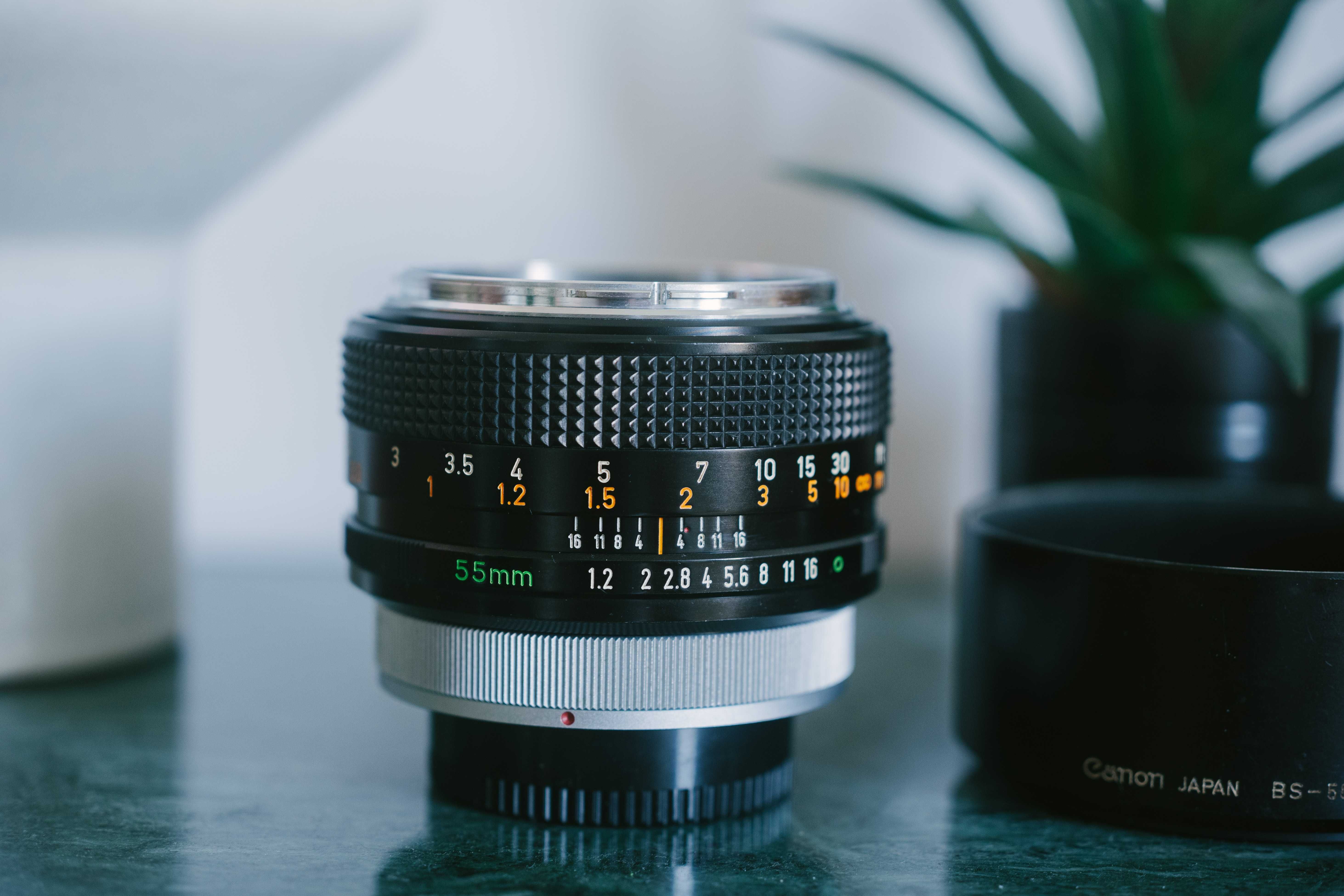 Canon FD 55mm f/1.2 Chrome Nose