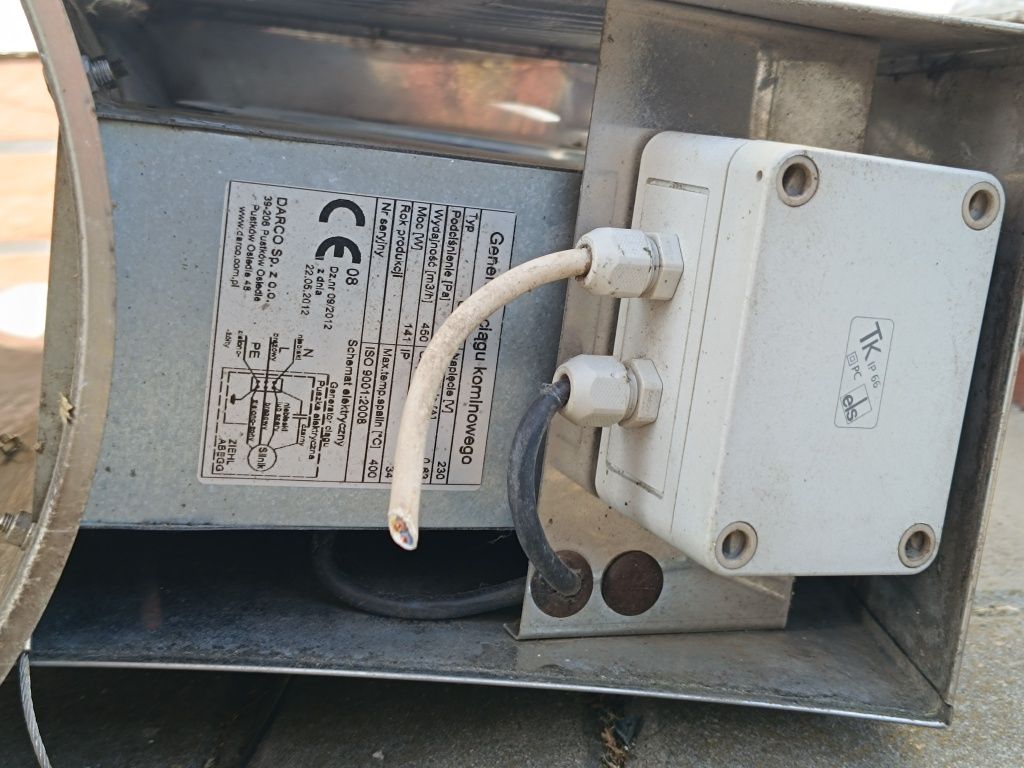 Generator ciągu kominowego GCK-200 Darco