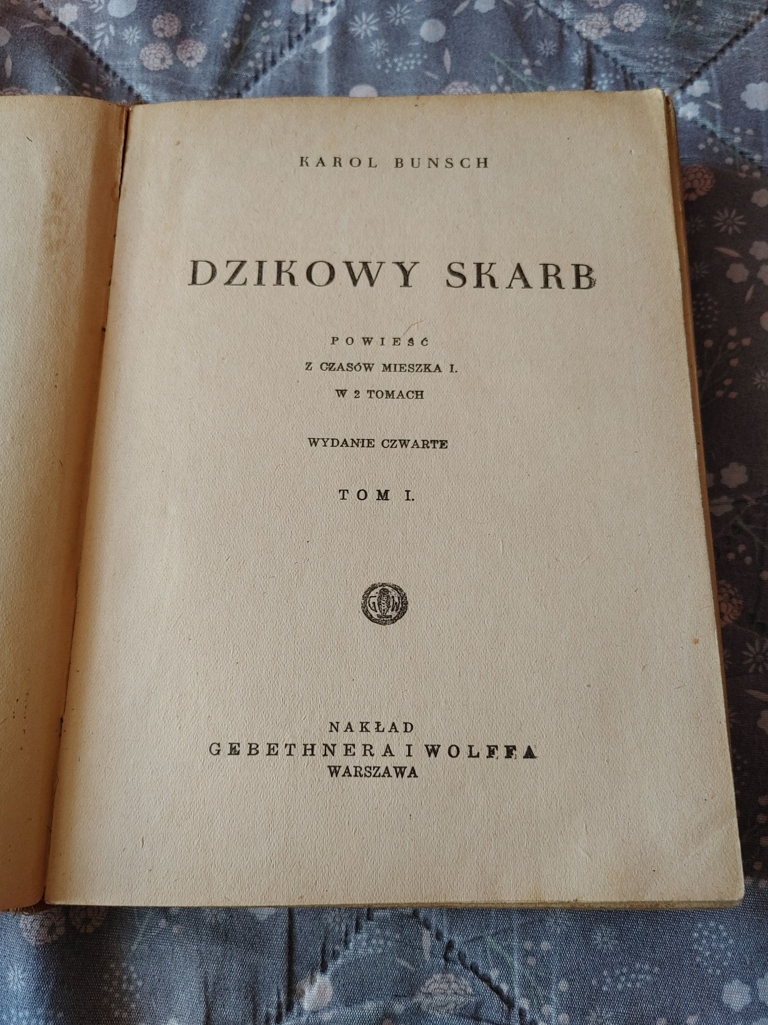 DZIKOWY SKARB Karol Bunsch 1950r za 3zł SPRAWDŹ