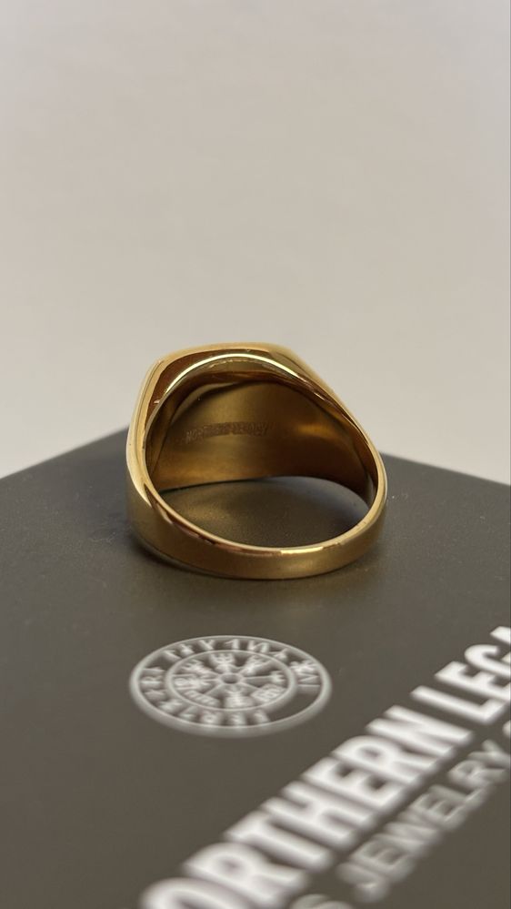 Anel Dourado Homem Northern Legacy