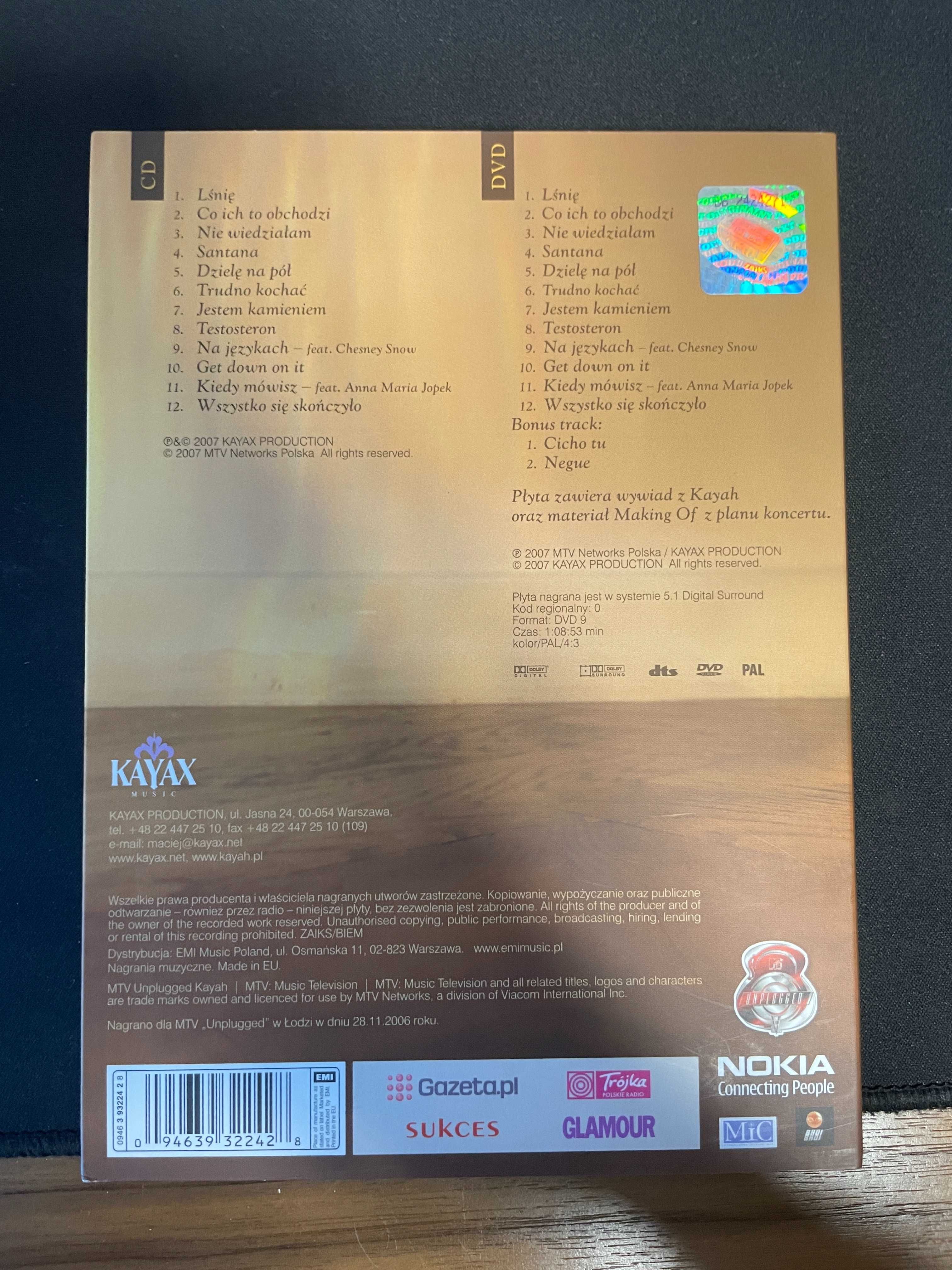 Płyta DVD + CD MTV Kayah Unplugged Edycja Specjalna