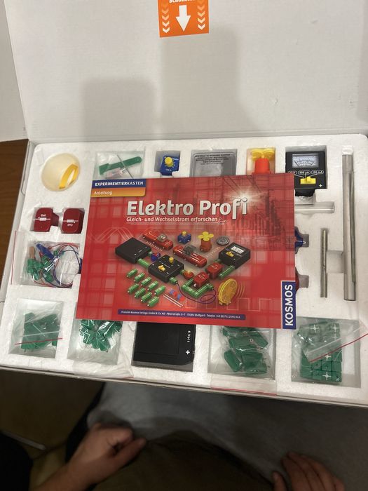 набір для вивчення електрики kosmos elektro profi